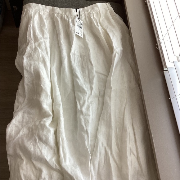 MANGO A-Line Linen Skirt, size 12 - Picture 2 of 10